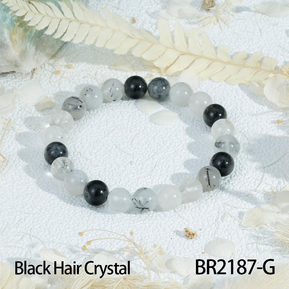 Unisex Retro Minimalist High-Transparency Crystal Bracelet, Stackable & Versatile Hand Accessory