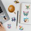 50 Cute Animal and Insect Series Graffiti Stickers, Creative Stationery Stickers, Water Cup Waterproof Decorative Stickers
