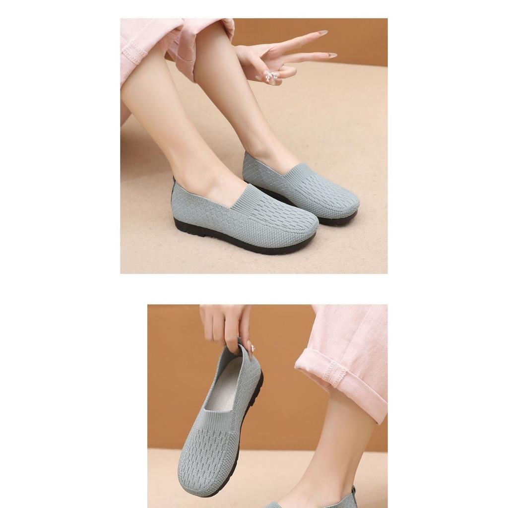Letnie Nowe Damskie Buty z Miękkimi Podeszwami, które Nie Męczą Stóp. Ai Cao Buty Płócienne, Duże Buty Codzienne