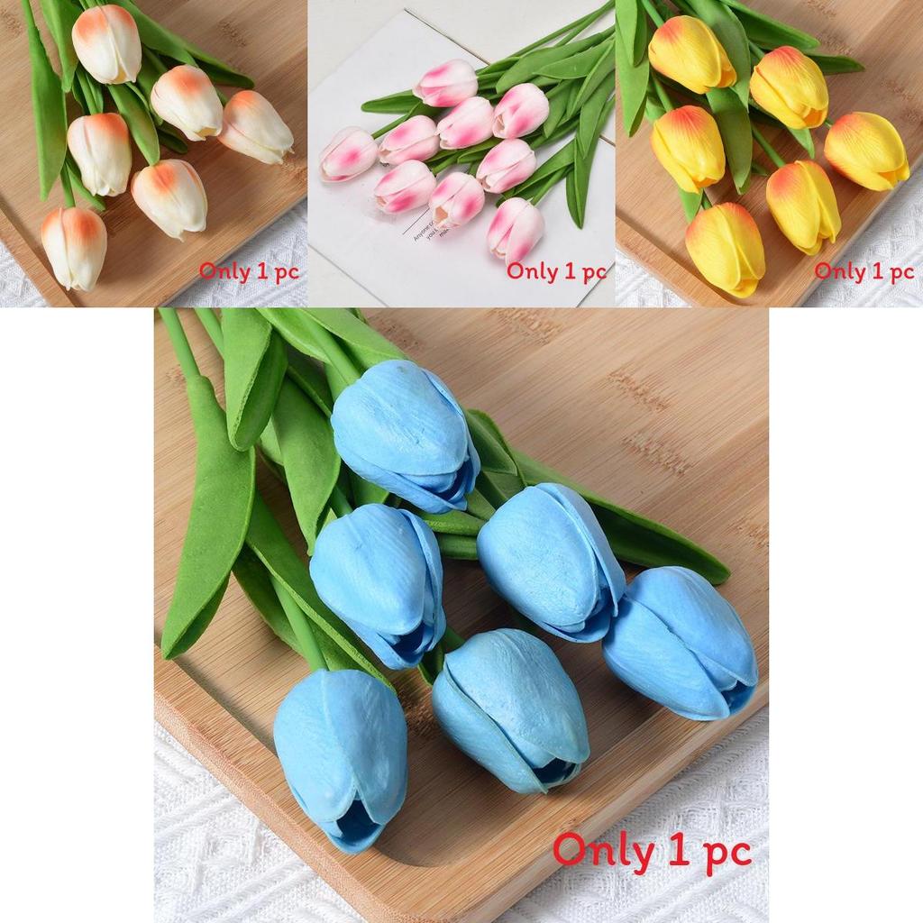 Mini Tulip Fake Plant For Wedding Decoration And Photo Shoots