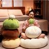 45cm Cute Steamed Bun Shaped Plush Pillow Soft Cushion Sofa Bed Decorative Pillow