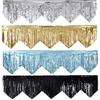 Silver Gold Color Metallic Fringe Garland Tinsel Streamers Banner  Wedding Backdrop