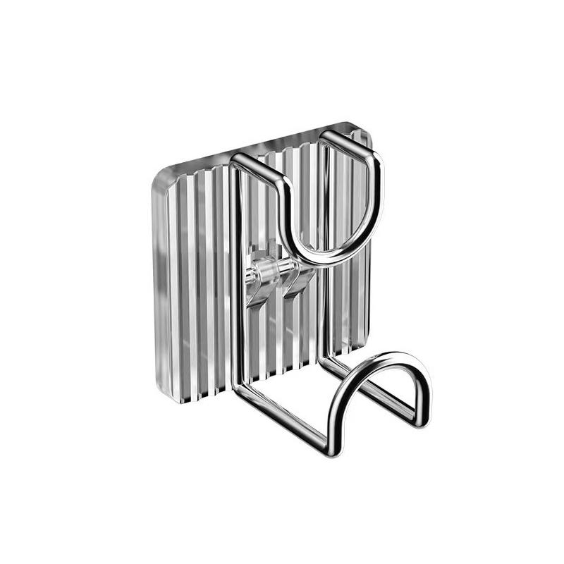 Nerezový háček na umyvadlo Kuchyň Koupelna Beze stopy Silná lepicí držák Multifunkční bezvrtací úložná police