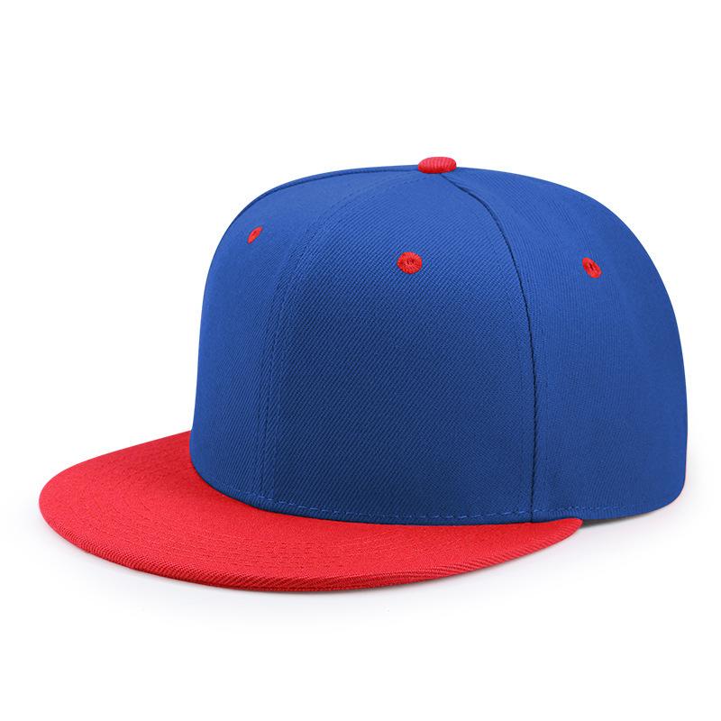 Wholesale Adult Blank Snapback Cap Male Hiphop Flat Peak Skateboard Hat Lady Sun Caps Men Solid Color Baseball Hats 36 Colors