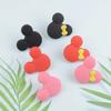 2pcs Creative Cartoon  Environmental Protection Silicone Children's Room Door Handle Drawer Shoe Cabinet Knob Handle