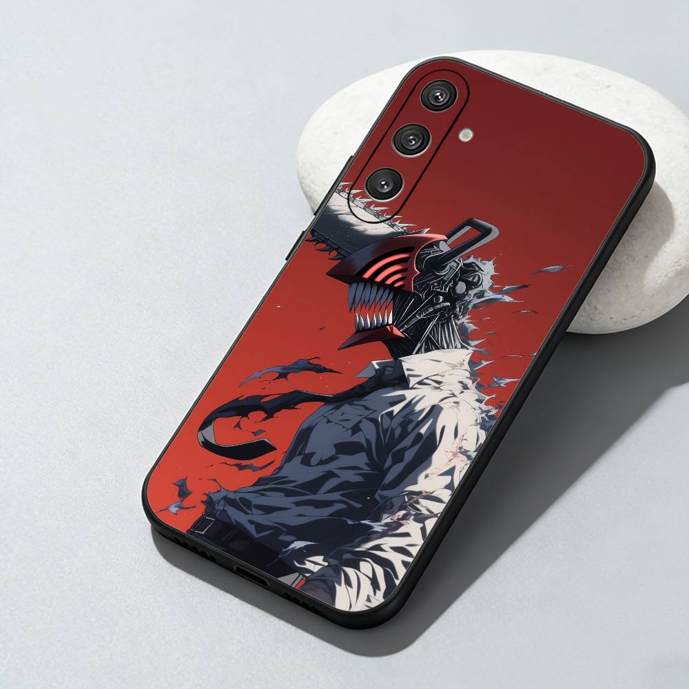 D-Denji C-Chainsaw Man  Phone Case For Samsung Galaxy A73,A72,A71,A70,A52,A51 Others Soft Black Cover