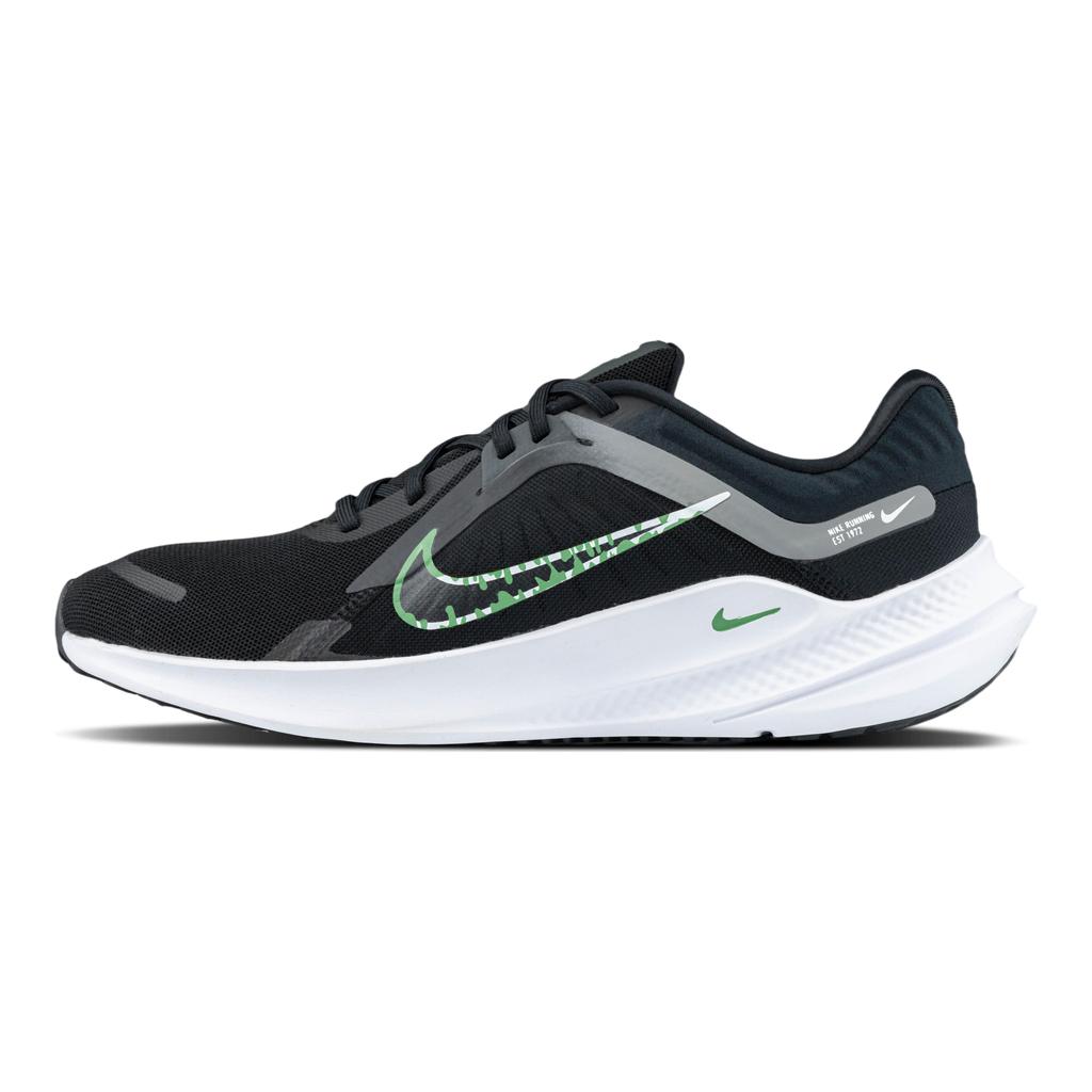 Nike Quest 5 Cushioning Breathable Low Top Running Shoes Men's Black DD0204-001(Team321-)