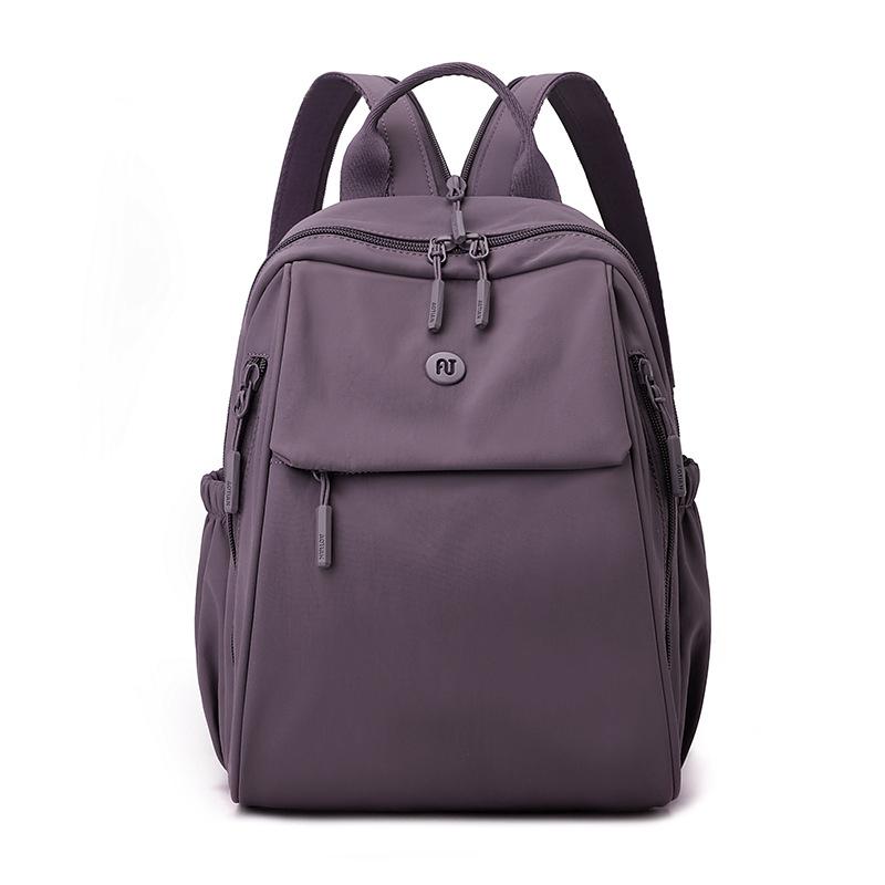 

Женский рюкзак большой вместимости, студенческий школьный рюкзак, дорожная сумка темно-фиолетового