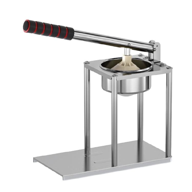 Professionelle, hocheffiziente manuelle Saftpresse aus Edelstahl für die schnelle Zubereitung gesunder Getränke.