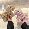 New Soft Puppy Chenille Hand Towel Hanging Fluffy Chenille Towel Dog Design Super Absorbent Funny Hand Towel