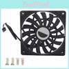 F12012 Computer Cpu Fan Cooling Ultra Thin Desktop Computer Cooler Fan 4pin Black
