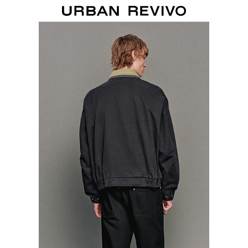 UR2025 Men's Contrast Lapel Workwear Jacket