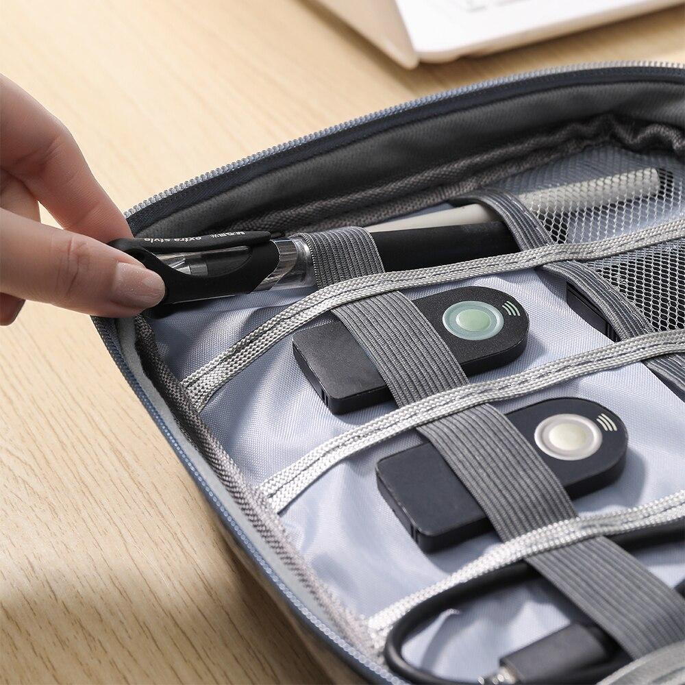 USB Charger Storage Bag Cable Organizer Storage Bag Waterproof Data Line Travel Suitcase Organizer Portable Electronic Organizer