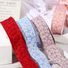 10Yards 25/40mm 3D Flower Wrinkle Embossment Ribbon DIY Accessories for Bows Bouquets Gift Wrapping Sewing Clothes Materials