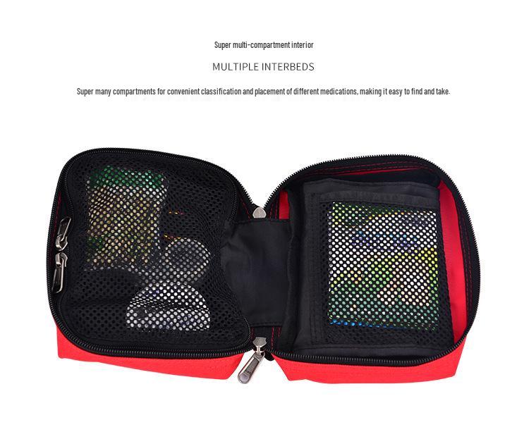 Multifunctional Outdoor First Aid Kit: Portable Emergency Medical Bag for Car & Home