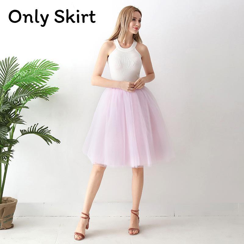 Gothic Tulle Skirt For Women With High Elastic Waist And Puff Design For Streetwear Style