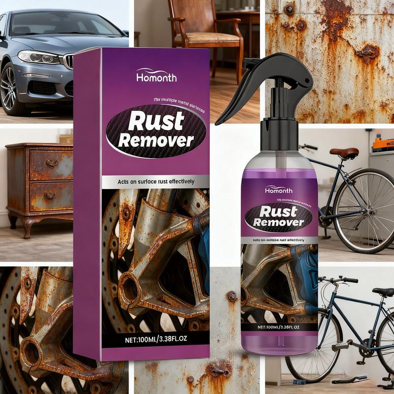 100ml Rust Remover Spray Rust Stain Cleaner Spray Iron Stain Cleaner Converter For Car Automotive Wheel Chassis Marine 2026 NEW