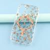 For iPhone 16 Case Compatible with MagSafe Laser Flower PC+TPU Clear Phone Cover