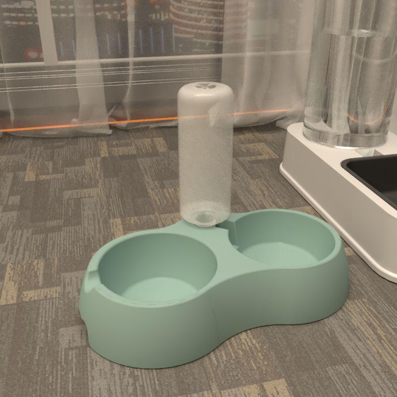 Pet Feeder Bowl & Water Fountain for Cats and Dogs