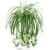 Artificial Plants Wall Hanging Chlorophytum Potted Green Plants PVC Fake Plants Simulation Flower Living Room Decor 65cm