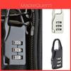 Colorful Mini Zinc Alloy Combination Lock For Suitcase Zippers Modern Style