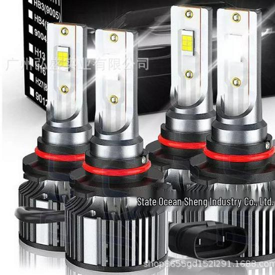 F3COB LED Car Headlight: H1 H4 H7 H11 9005 Bulb