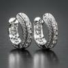 Exquisite Fashion Micro Shop Zircon U-Shaped Earrings Girl Wedding Valentine'S Day Gift Jewelry Pendant Wholesale