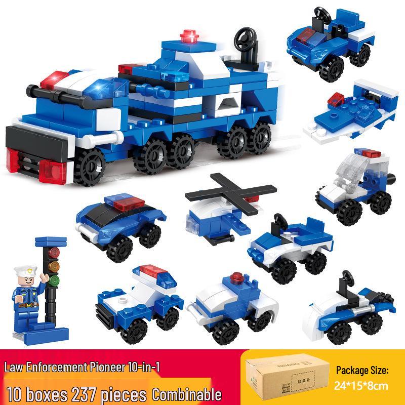 Xiaomingxing Bausteine - Kompatibel mit Lego, Pädagogisches Montagespielzeug mit kleinen Partikeln für Jungen