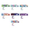 119pcs Replacement Keycaps OEM Height Design Multiple Theme for Mechanical Keyboards Premium PC Keycap Set