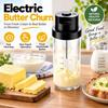 Black Electric Butter Churn Stainless Steel Liner Electric Cream Mixer  Kitchen Cooking