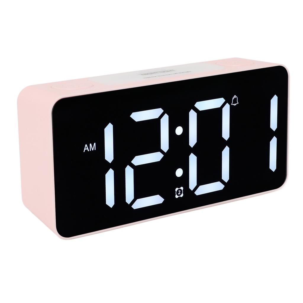 Bardzo głośny budzik z wibratorem pod łóżko Duży wyświetlacz LED Budzik wibrujący z kablem