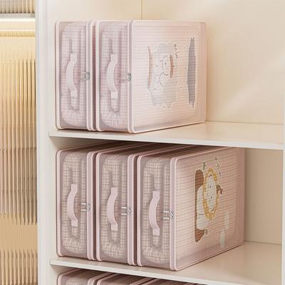 2Pcs Large Capacity Blanket Pillow Storage Container Divided Blanket Sorting Bags  Closet