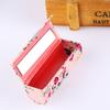 Lipstick Case Mini Mirror Lip Gloss Box Flower Designs Retro Embroidered Jewelry Holder Women Beauty Makeup Storage Fashion Gift