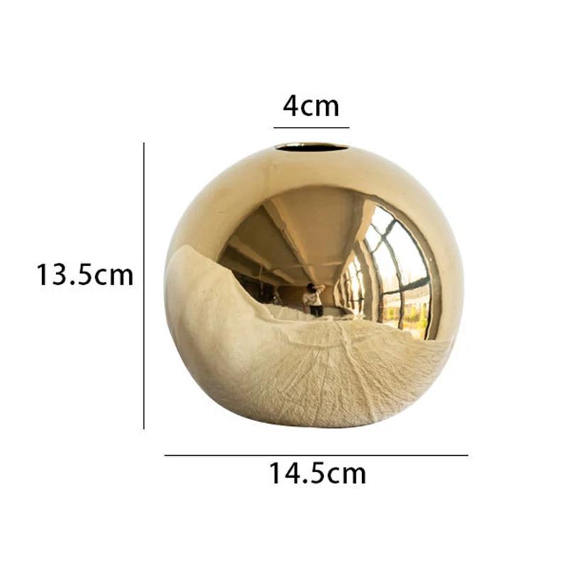 Ceramic Round Oval Vase Ornament Nordic Abstraction Indoor Decorative Home Decor Living Room Table Shelf Interior Decoration