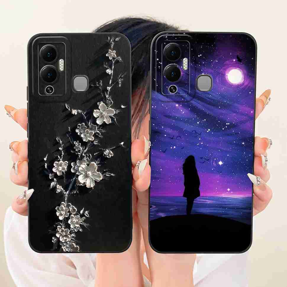 Cases For Infinix Hot 12 Play Cover Silicone Soft Shockproof Casing For Infinix Hot12 Play Hot12Play X6816C X6816 Capa