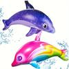 Inflatable PVC Cartoon Dolphin Beach Toy
