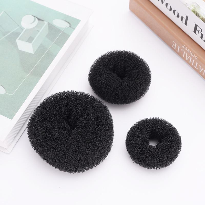 Donut Hair Curler: Flower Bud Hair Ring, Fluffy Braided In Large, Medium, Small Sizes