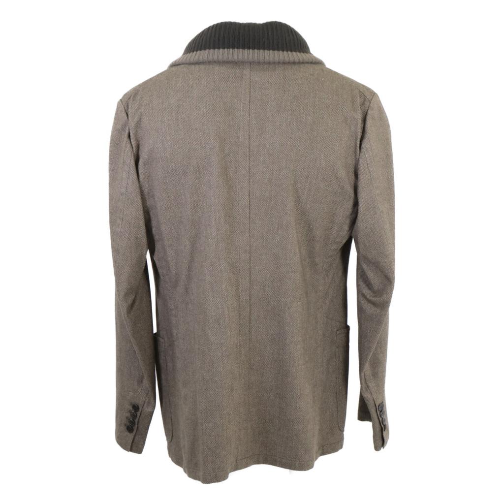 Hermes Authentic Japanese Knitted Silk Cashmere Tailored Jacket Jacket 52 TundraUsed