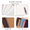 Custom Kraft Paper Spiral Notebook - Retro Simple Student Diary & Office Planner with Personalized Printing Logo
