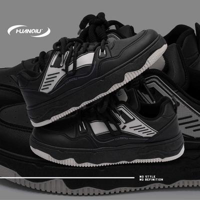 Global Men's Shoes Trend Retro Black Board Shoes Men's New Popular Versatile Casual Sports Shoes ZHQ5671