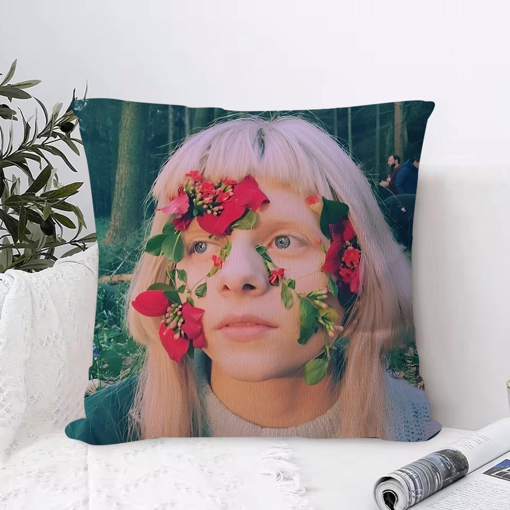 Album A-Aurora Singer Pillow Case Ultra Soft Skin Friendly Fabric Cloud Like Comfort & Concealed Zipper