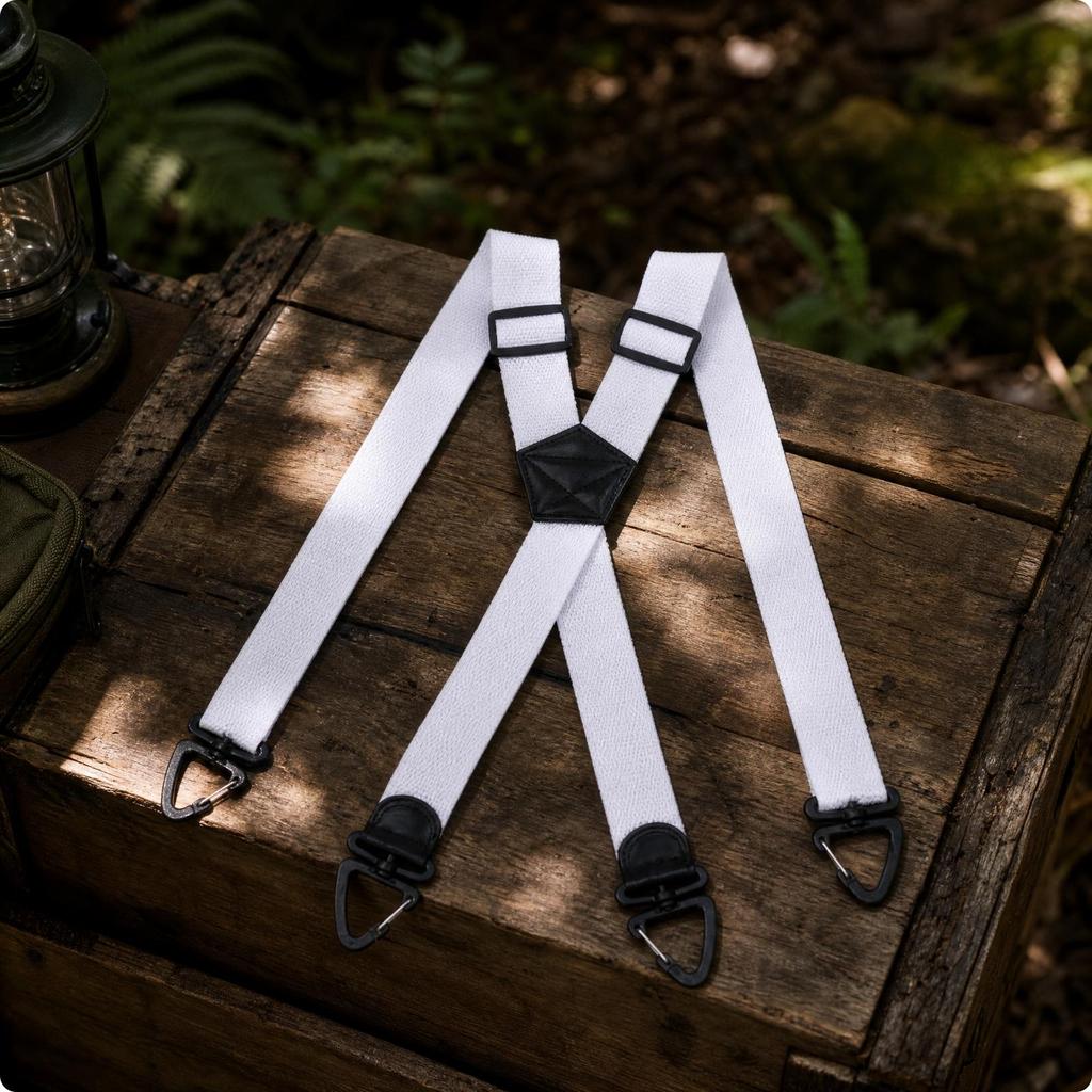 Adjustable Outdoor Suspender Harness Unisex YShaped Hiking Suspenders for Hikers,