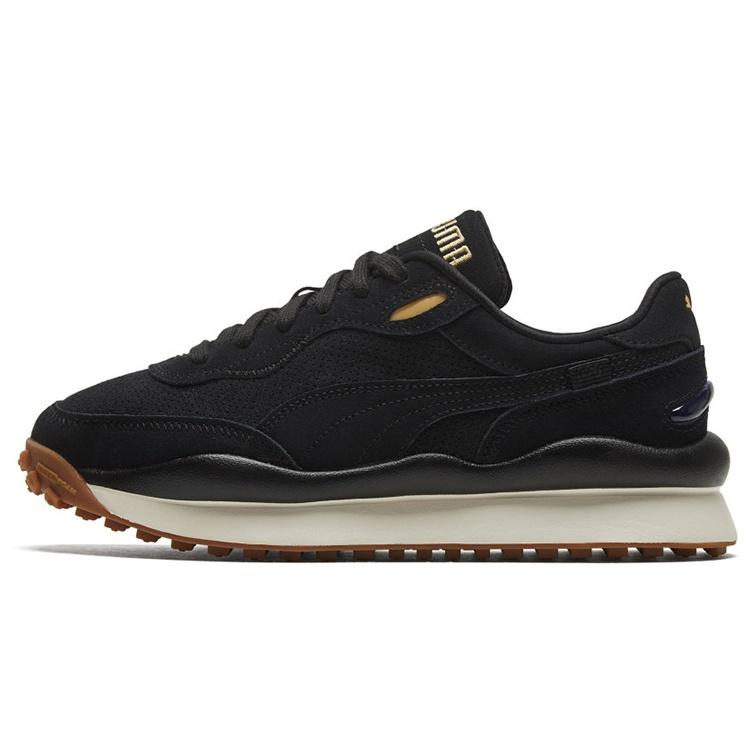 PUMA Style Rider Mono Black/Gold Men s 368631-02 EU 37