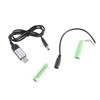 120CM USB To 3V LR6 AA Battery Substitute Cable USB Power Converters for Continuous Power In Electronics Devices
