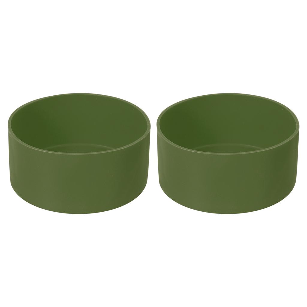 1/2 Stück 9cm Schützende Silikon-Stiefelhülle für 32-40 oz Wasserflaschenboden Anti-Rutsch-Hülle Universal-Tassenboden