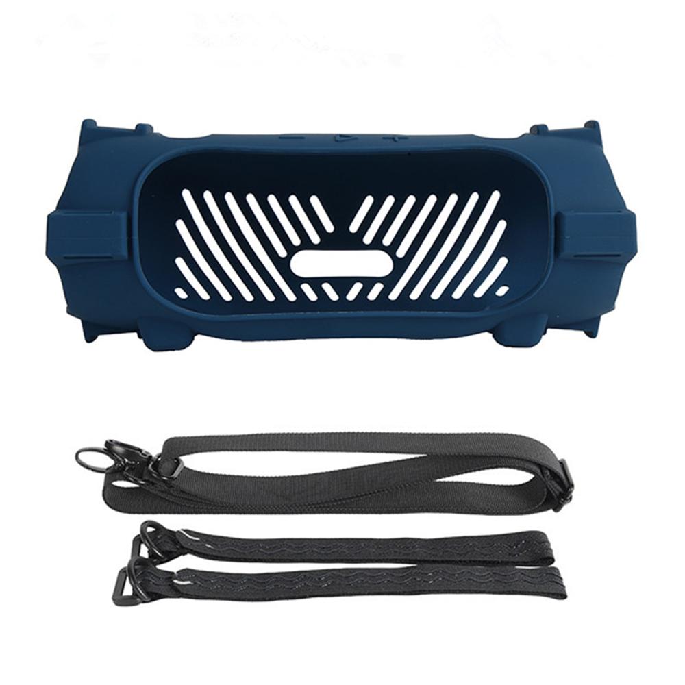 

Силіконовий чохол для JBL Charge 6, ударостійкий, пилозахисний, захист від подряпин, захисна кришка для динаміка зі ремінцями E