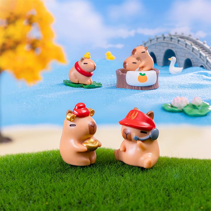 Mini Roztomilá Malá Panenka Ježík Slepý Box Figurka Zvířecí Model Mechová Mikro Krajina Domácí Dekorace Doplňky Zahradní Ozdoba