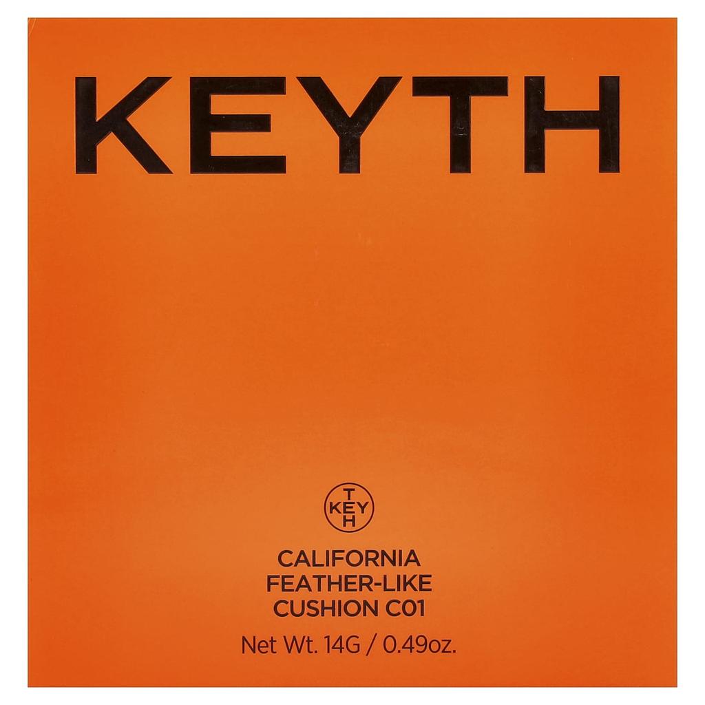 KEYTH, Подушка California Feather-Like, C01 Холодный слоновой кости, 14г (0,49 унции)