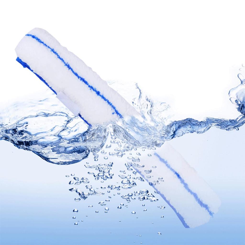 Glass Cleaner Multifunctional Durable Retractable Long Handle Microfiber Double-Sided Wiper Household Cleaning Tool Accessories