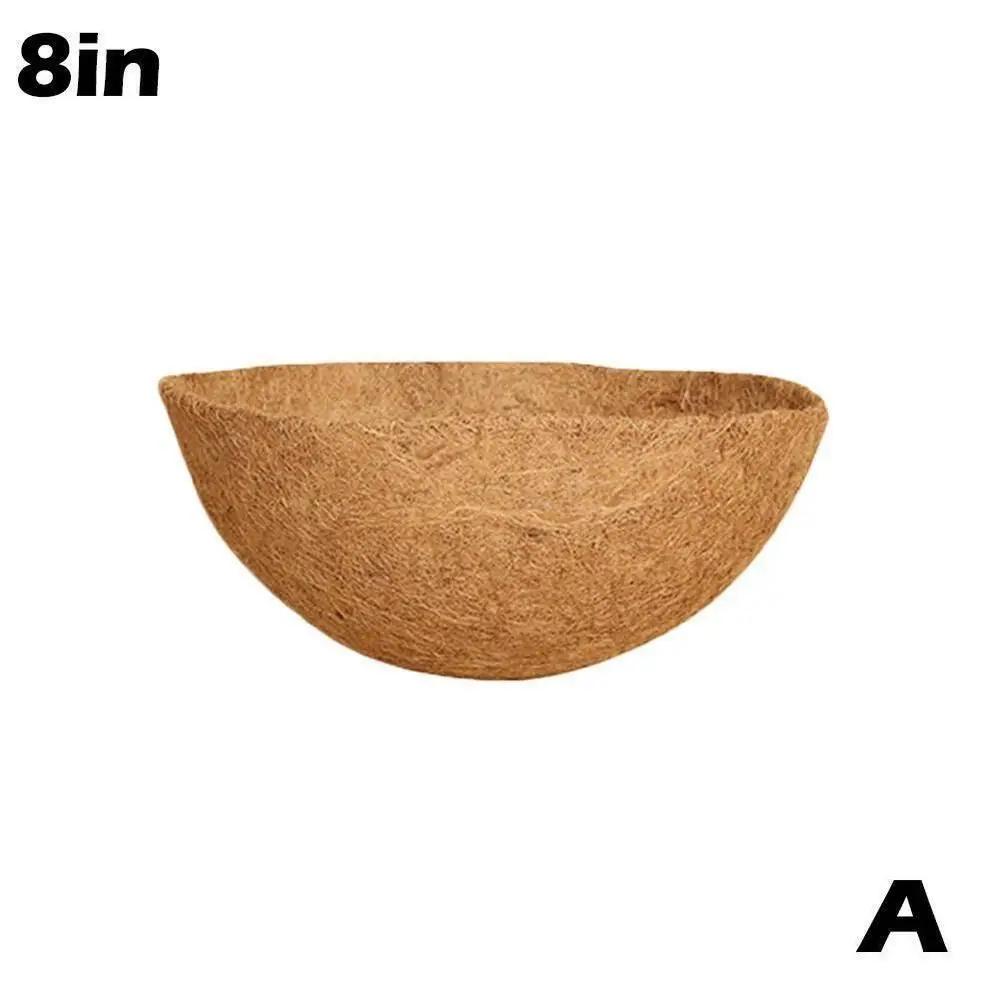 

Coconut Fibre Pot Liner, Suitable for Flower Pots, Woven Flower Baskets, Plant Baskets, Outdoor Use, 8 Inches